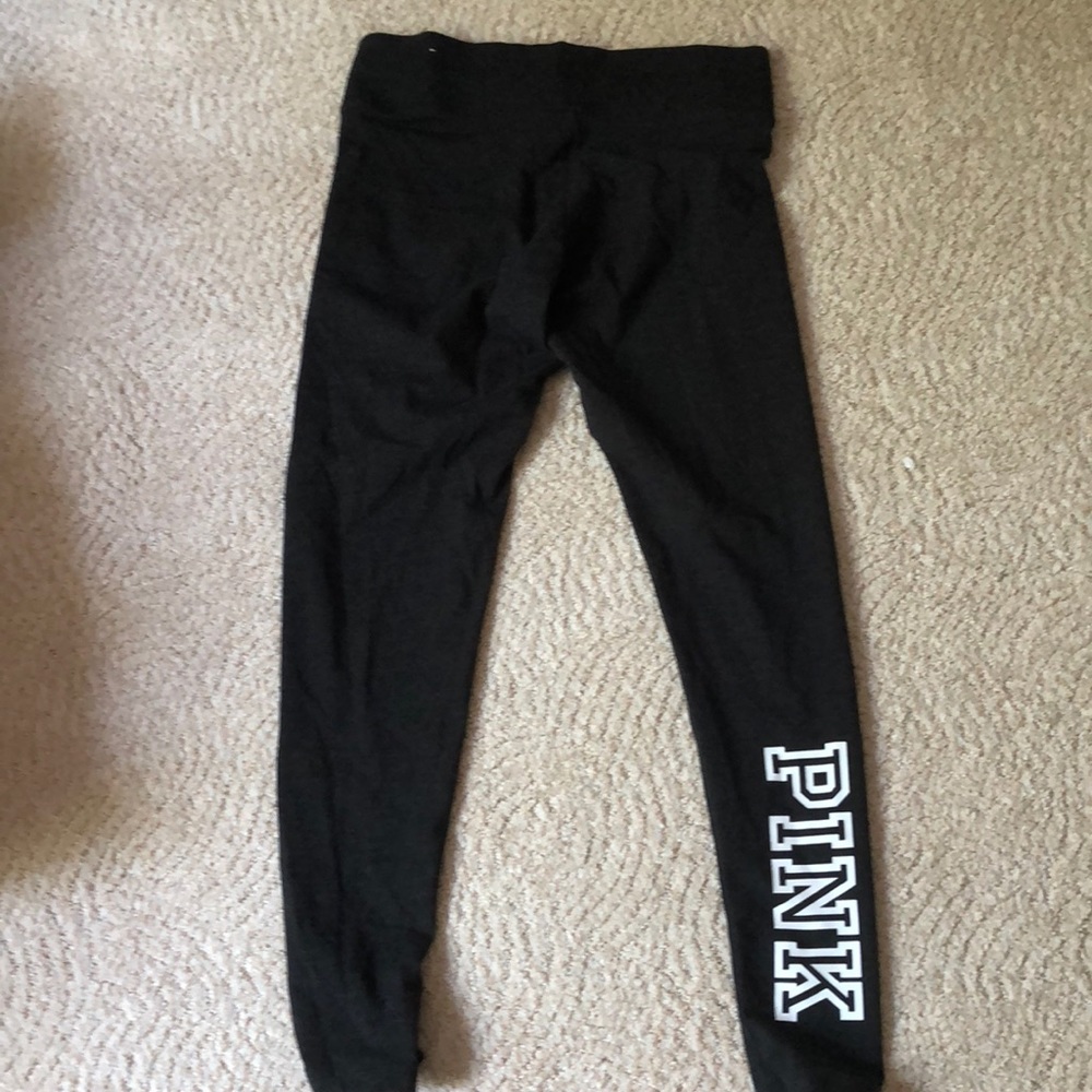 Dark grey PINK yoga pants - Picture 2 of 2